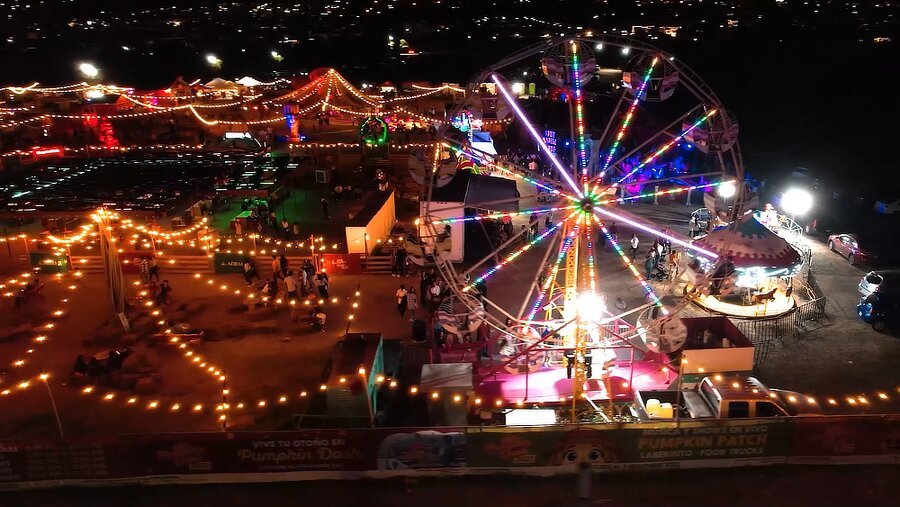 Feria Pumpkin Dash 2024, Rueda de la fortuna