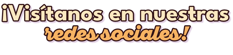 Visitanos en nuestras redes sociales